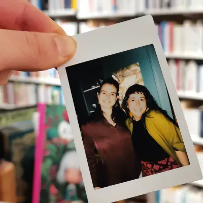 Photo dans une librairie