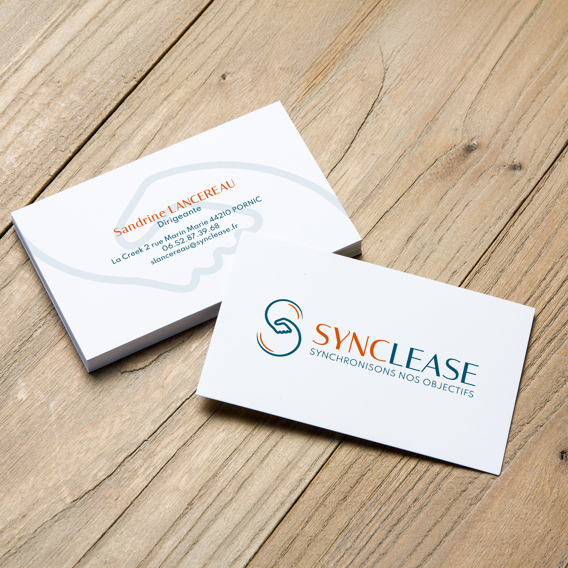Carte de visite et logo pour Synclease
