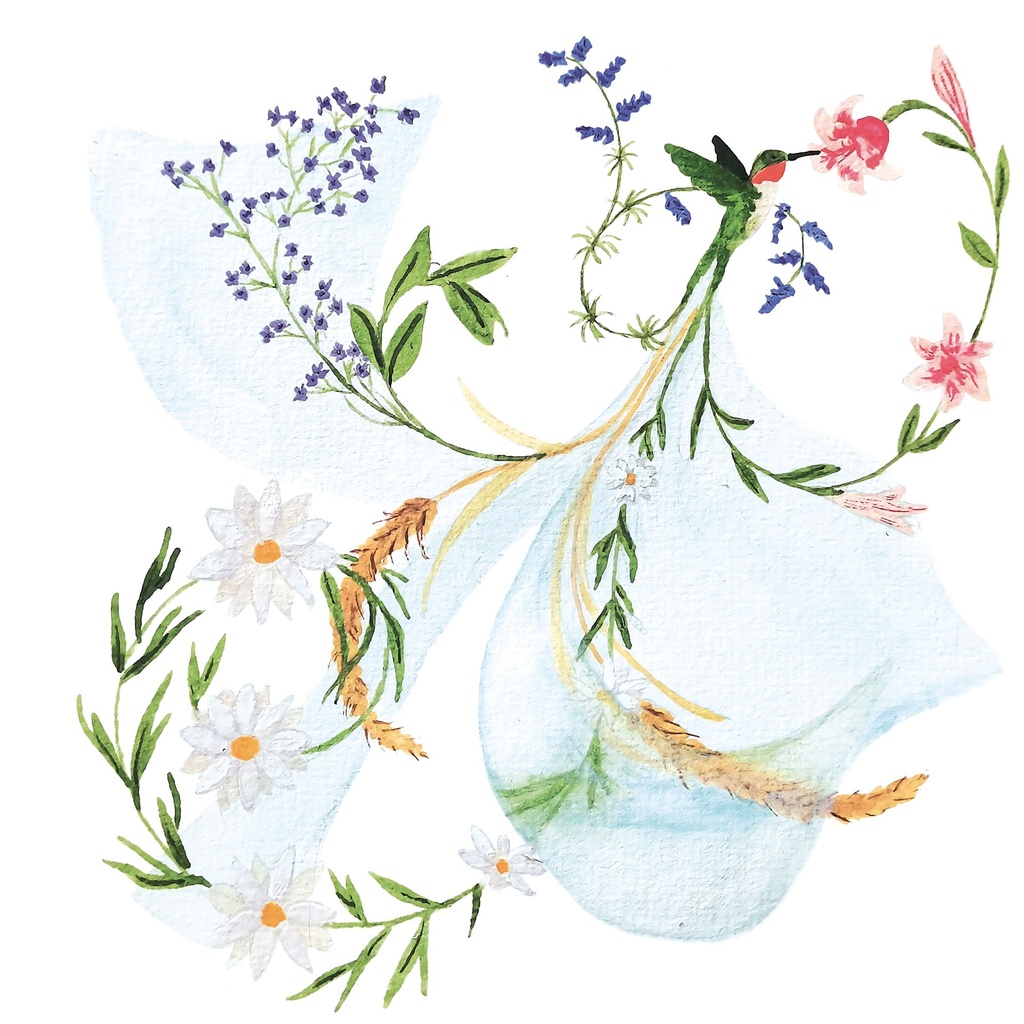 Card "Hummingbird"